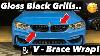 Bmw M4 F82 F83 Black Gloss Side Vents M Performance Left + Right Genuine Bmw Genuine Performance